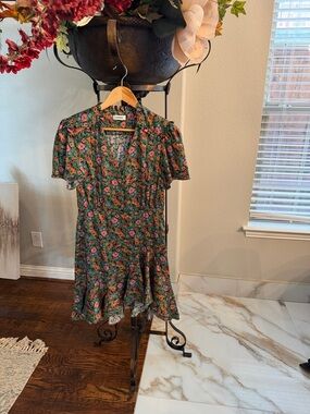 Sandro | Dresses | Sandro Paris Green Velvet Dress | Poshmark